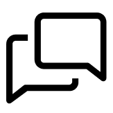 Icon für professionelle Beratung - stilisierte Person mit Gesprächsblase, symbolisiert Expertenberatung bei ArcheNea Immobilien
